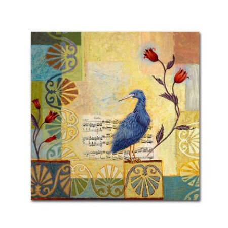 Trademark Fine Art Rachel Paxton 'Sandy Pond Heron' Canvas Art, 24x24 ALI2508-C2424GG